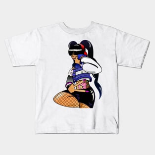 Latina Nina Doll - El Salvador Kids T-Shirt